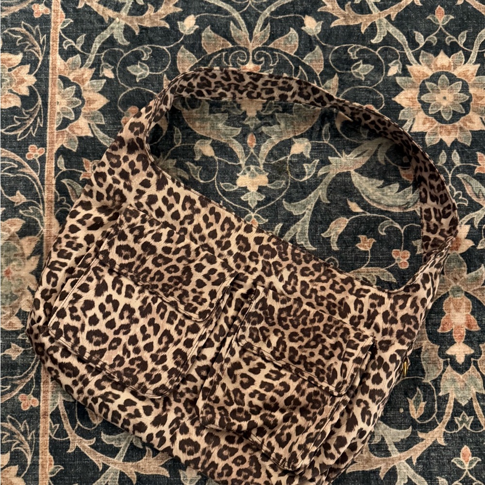 Leopard Print Shoulder Bag